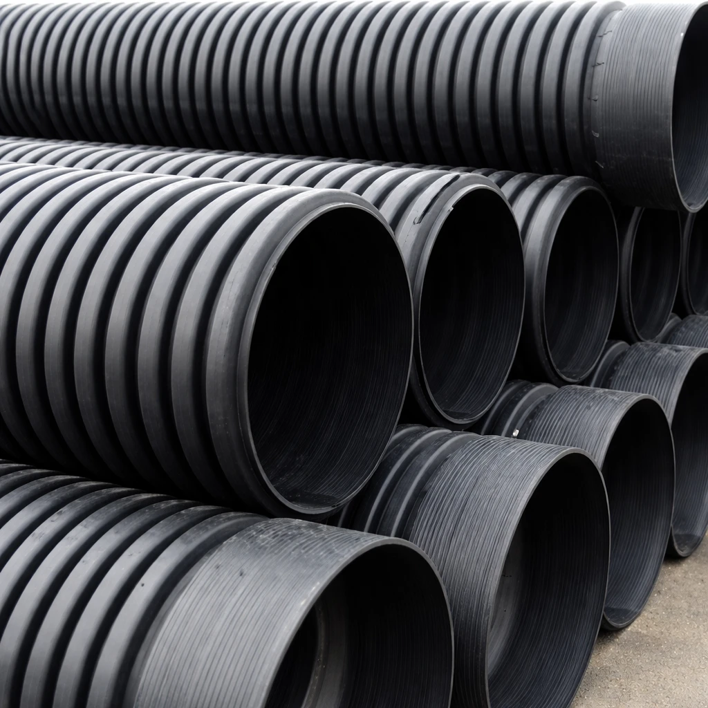 Tubería de PEAD Corrugado Polietileno Alta Densidad Corrugado Sanitario / Pluvial /Conduit Eléctrico 